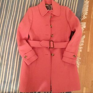 J.crew Pink Coat sz 4